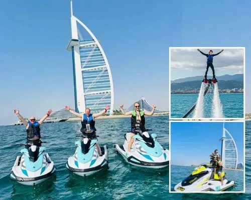 Burj Al Arab Jet Ski View